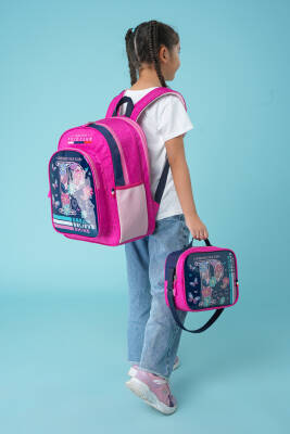 Cambridge Polo Club Düşler Bahçesi 3'lü Kız Çocuk İlkokul Çanta Seti - Cambridge Polo Club