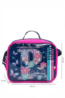 Cambridge Polo Club Düşler Bahçesi 3'lü Kız Çocuk İlkokul Çanta Seti - 8