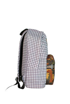 Cambridge Polo Club Kamuflaj İki Bölmelli Unisex Sırt Çantası - Cambridge Polo Club