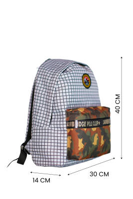 Cambridge Polo Club Kamuflaj İki Bölmelli Unisex Sırt Çantası - 11