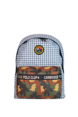 Cambridge Polo Club Kamuflaj İki Bölmelli Unisex Sırt Çantası - 2