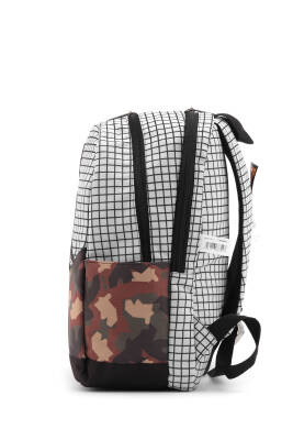 Cambridge Polo Club Kamuflaj Laptop Bölemli Unisex Sırt Çantası - Cambridge Polo Club