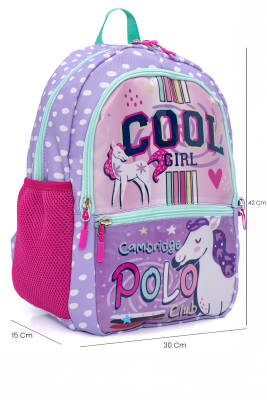 Cambridge Polo Club Kız Çocuk İlkokul Çanta seti - 6