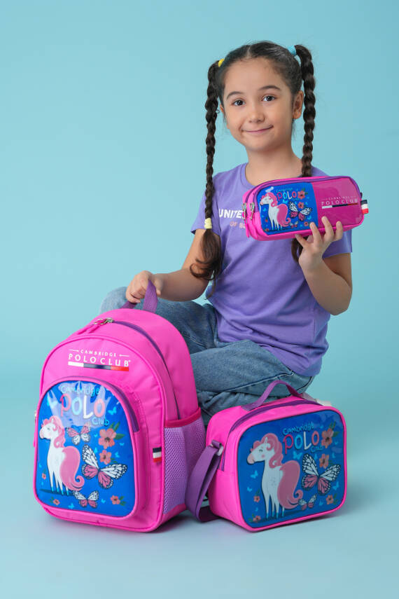Cambridge Polo Club Kız Çocuk İlkokul Çanta seti - 1