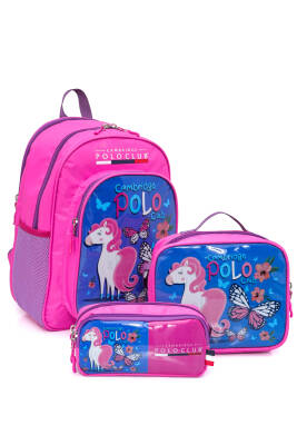 Cambridge Polo Club Kız Çocuk İlkokul Çanta seti - Cambridge Polo Club