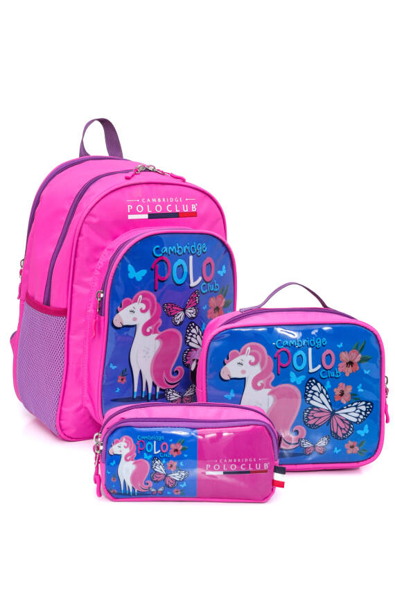 Cambridge Polo Club Kız Çocuk İlkokul Çanta seti - 4