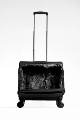 Cambridge Polo Club Laptop Korumalı TSA Kilitli 8 Tekerlek Kumaş Pilot Valizi Albatros - 4