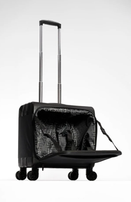 Cambridge Polo Club Laptop Korumalı TSA Kilitli 8 Tekerlek Kumaş Pilot Valizi Albatros - 5