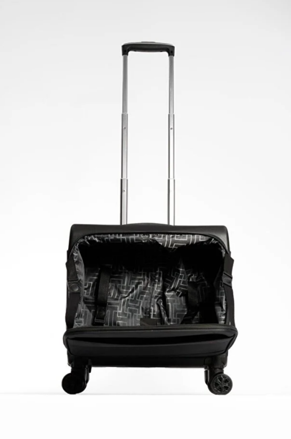 Cambridge Polo Club Laptop Korumalı TSA Kilitli 8 Tekerlek Kumaş Pilot Valizi Albatros - 4