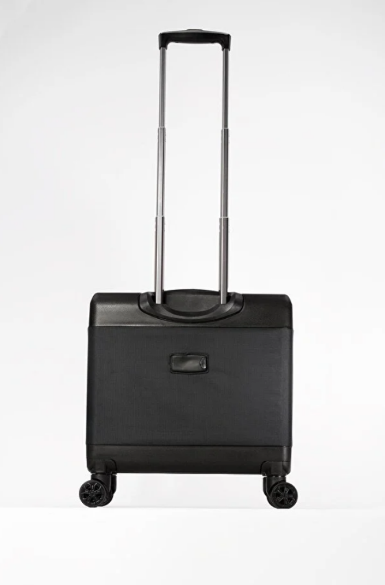 Cambridge Polo Club Laptop Korumalı TSA Kilitli 8 Tekerlek Kumaş Pilot Valizi Albatros - 7