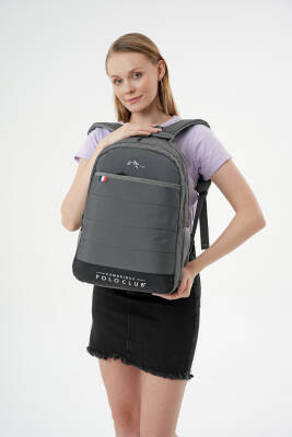 Cambridge Polo Club Minimalist Tasarım Unisex Çok Gözlü Sırt Çantası - Cambridge Polo Club