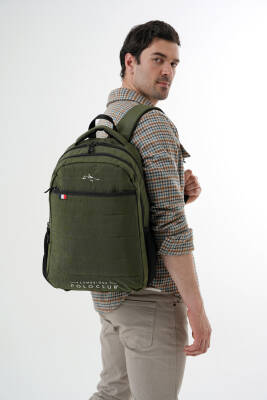 Cambridge Polo Club Minimalist Tasarım Unisex Çok Gözlü Sırt Çantası - 23