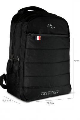 Cambridge Polo Club Minimalist Tasarım Unisex Çok Gözlü Sırt Çantası - 28