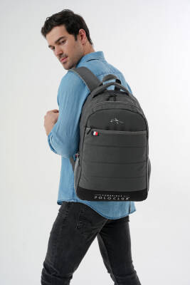 Cambridge Polo Club Minimalist Tasarım Unisex Çok Gözlü Sırt Çantası - Cambridge Polo Club