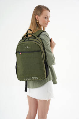 Cambridge Polo Club Minimalist Tasarım Unisex Çok Gözlü Sırt Çantası - 12