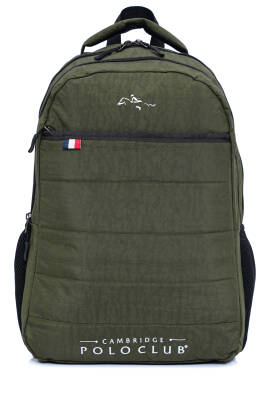 Cambridge Polo Club Minimalist Tasarım Unisex Çok Gözlü Sırt Çantası - 14