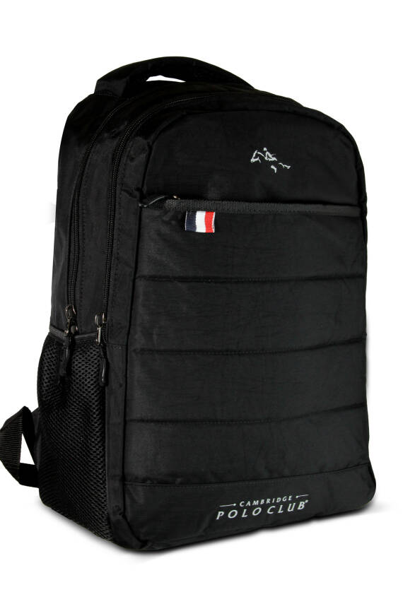 Cambridge Polo Club Minimalist Tasarım Unisex Çok Gözlü Sırt Çantası - 27