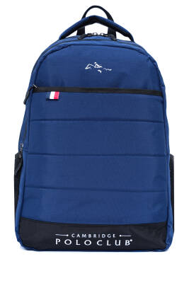 Cambridge Polo Club Minimalist Tasarım Unisex Çok Gözlü Sırt Çantası - 10