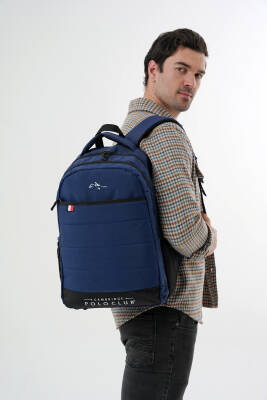 Cambridge Polo Club Minimalist Tasarım Unisex Çok Gözlü Sırt Çantası - 19