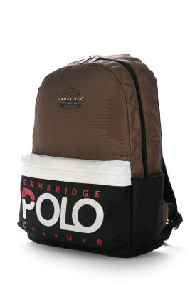 Cambridge Polo Club Preppy Tek Ana Bölmeli Unisex Sırt Çantası - 11