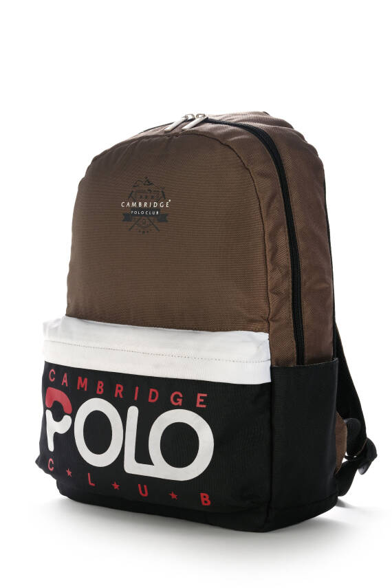 Cambridge Polo Club Preppy Tek Ana Bölmeli Unisex Sırt Çantası - 11