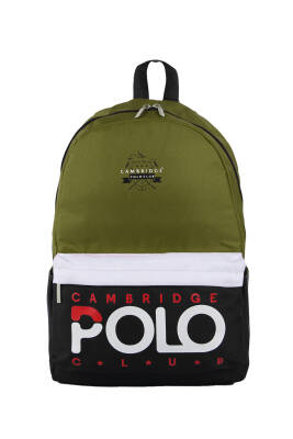Cambridge Polo Club Preppy Tek Ana Bölmeli Unisex Sırt Çantası - 14
