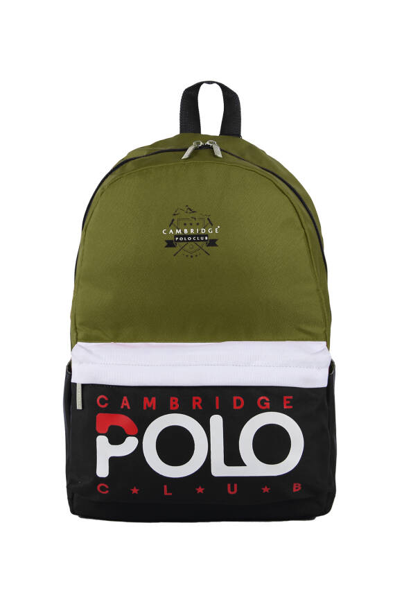 Cambridge Polo Club Preppy Tek Ana Bölmeli Unisex Sırt Çantası - 14