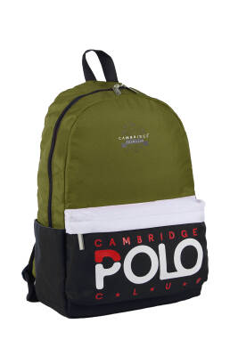 Cambridge Polo Club Preppy Tek Ana Bölmeli Unisex Sırt Çantası - 15