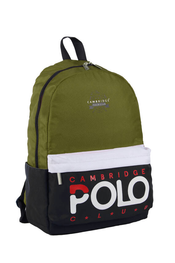 Cambridge Polo Club Preppy Tek Ana Bölmeli Unisex Sırt Çantası - 15