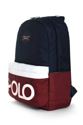 Cambridge Polo Club Preppy Tek Ana Bölmeli Unisex Sırt Çantası - 19