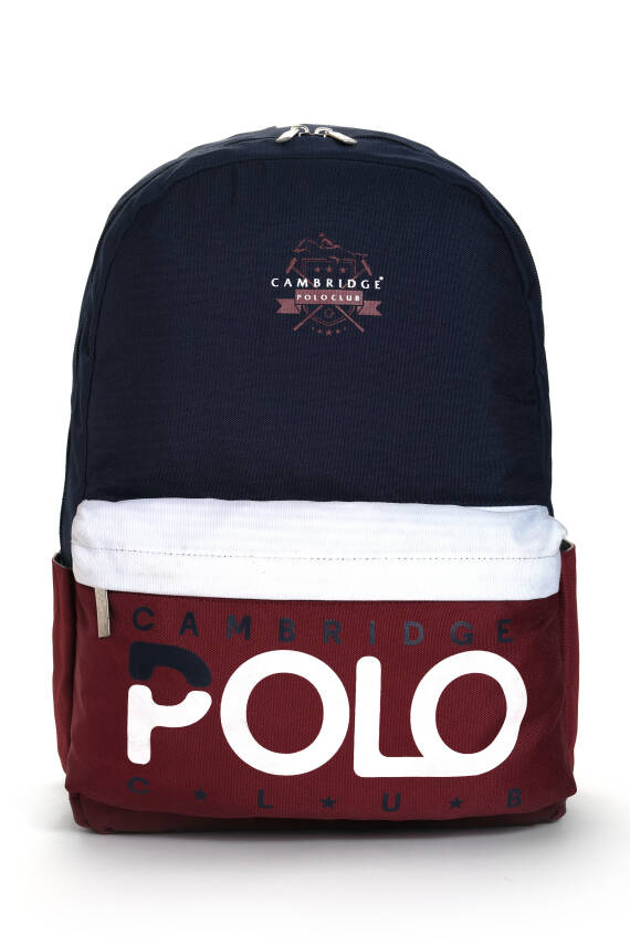 Cambridge Polo Club Preppy Tek Ana Bölmeli Unisex Sırt Çantası - 23