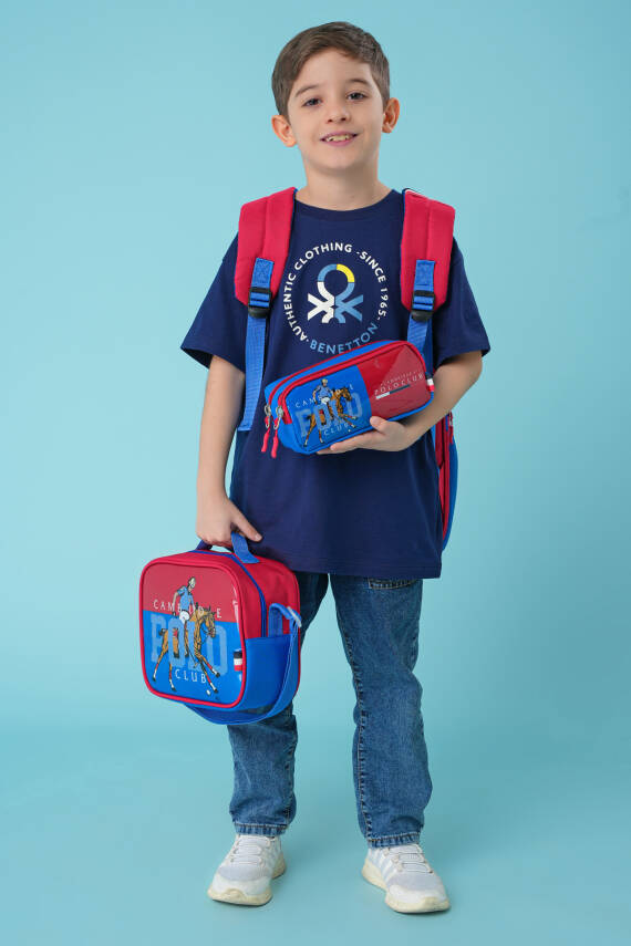 Cambridge Polo Club Riders Edition 3'lü Erkek İlkokul Çanta Seti - 1