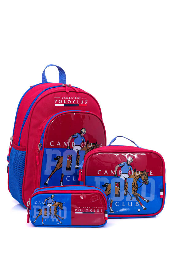 Cambridge Polo Club Riders Edition 3'lü Erkek İlkokul Çanta Seti - 4