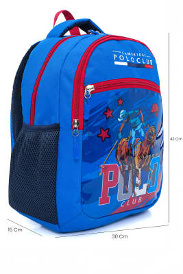 Cambridge Polo Club Riders Temalı 3'lü Erkek İlkokul Çanta Seti - 6
