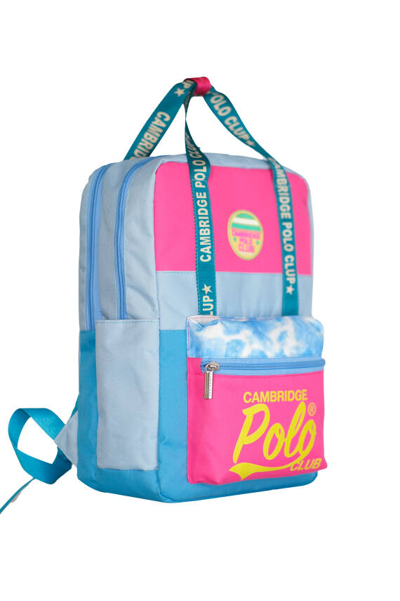 Cambridge Polo Club Shine Üç Bölmeli Kız Çocuk İlkokul Çantası - 8