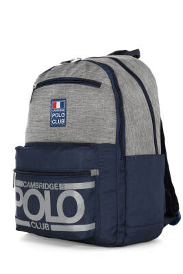 Cambridge Polo Club Street Style Dört Bölmeli Unisex Sırt Çantası - 7