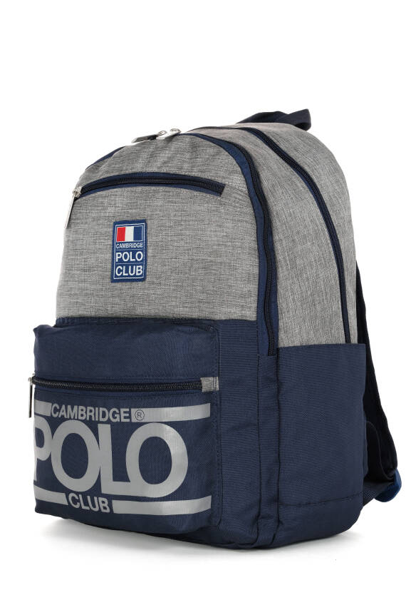 Cambridge Polo Club Street Style Dört Bölmeli Unisex Sırt Çantası - 7