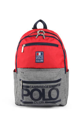 Cambridge Polo Club Street Style Dört Bölmeli Unisex Sırt Çantası - 17