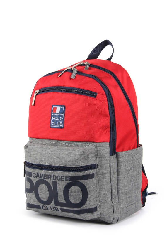 Cambridge Polo Club Street Style Dört Bölmeli Unisex Sırt Çantası - 18