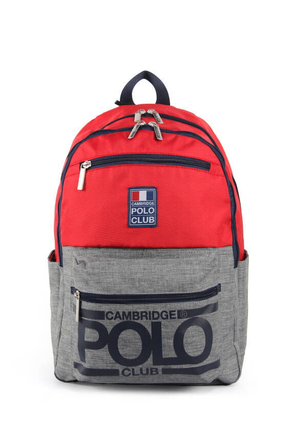 Cambridge Polo Club Street Style Dört Bölmeli Unisex Sırt Çantası - 22