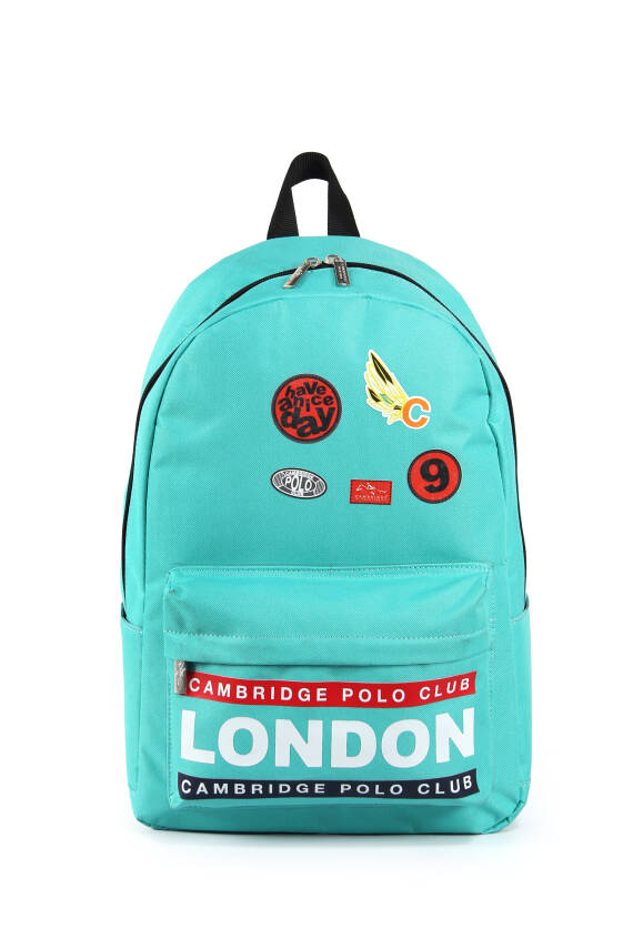 Cambridge Polo Club Streetwear Tek Ana Bölmeli Unisex Çocuk İlkokul Çantası - 12