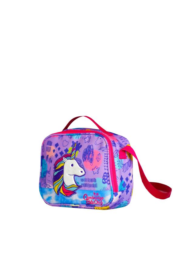 Cambridge Polo Club Unicorn Kız Çocuk Beslenme Çantası - 3