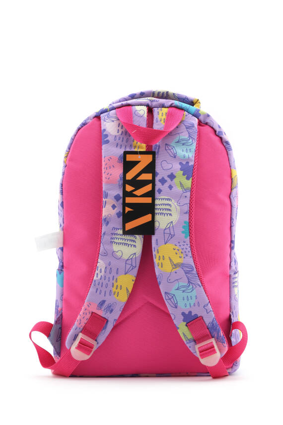 Cambridge Polo Club Unicorn Tek Ana Bölmeli Kız Çocuk İlkokul Çantası - 5