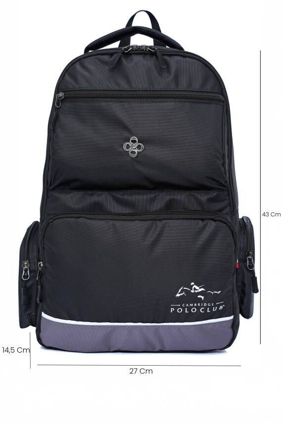 Cambridge Polo Club Unisex Çok Gözlü Sırt Çantası - 6