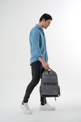 Cambridge Polo Club Unisex Çok Gözlü Sırt Çantası - 7