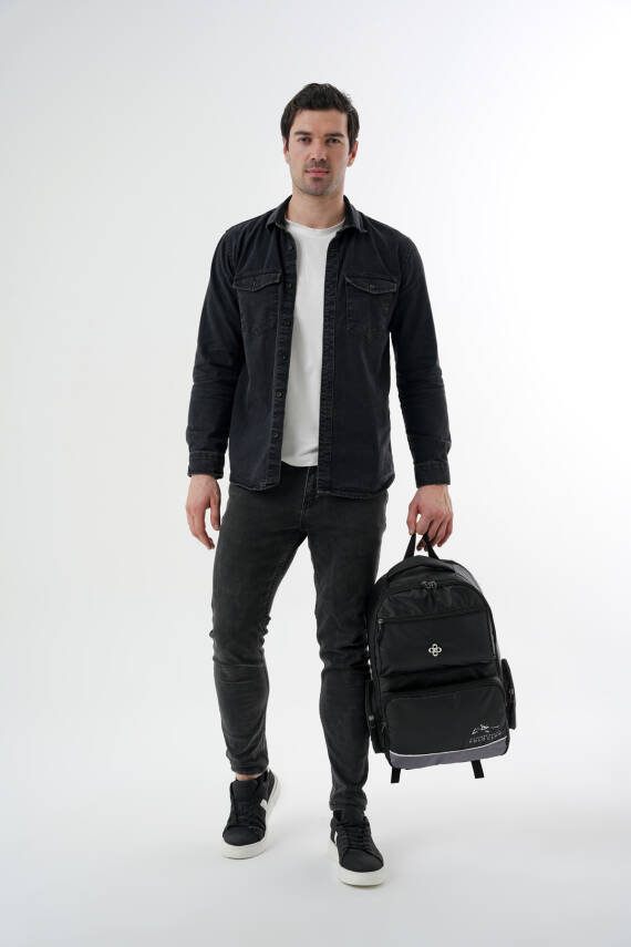 Cambridge Polo Club Unisex Çok Gözlü Sırt Çantası - 2