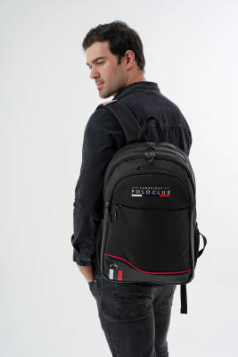 Cambridge Polo Club Unisex Şık Çok Gözlü Sırt Çantası - 1