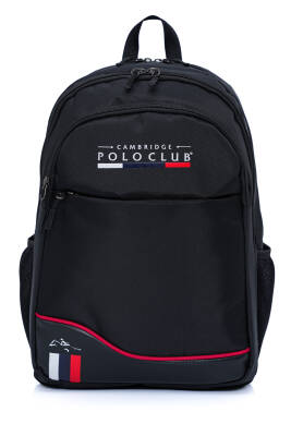 Cambridge Polo Club Unisex Şık Çok Gözlü Sırt Çantası - 5