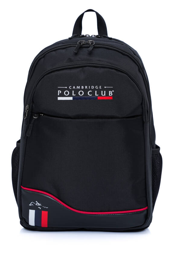 Cambridge Polo Club Unisex Şık Çok Gözlü Sırt Çantası - 5