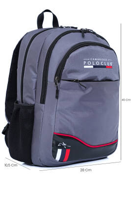 Cambridge Polo Club Unisex Şık Çok Gözlü Sırt Çantası - 19